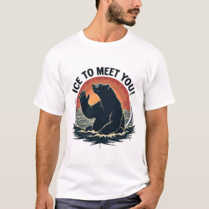 Ice To Meet You Polar Bear Christmas Gift T-Shirt