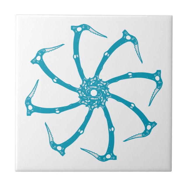 Ice Tool Spindle Ceramic Tile (Front)