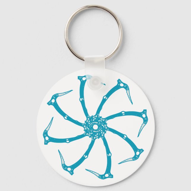 Ice Tool Spindle Key Ring (Front)