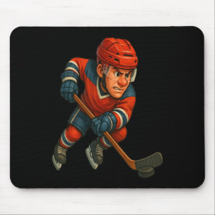 Ice Warrior Where Pion Meets The Frozen Ttlefield  Mouse Pad