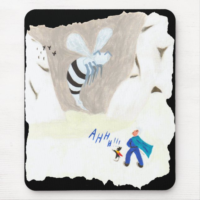 Ice Wasp Mountain Mouse Pad (Front)