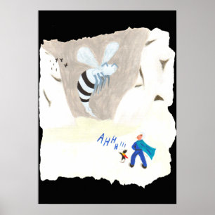 Ice Wasp Mountain Poster