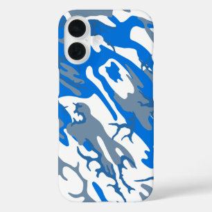 Ice Water Blue Camo Phone Case