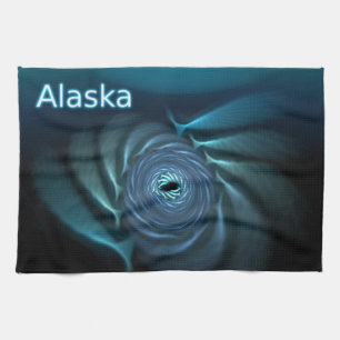 Ice Whales Tea Towel