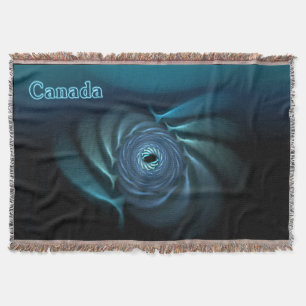 Ice Whales Throw Blanket