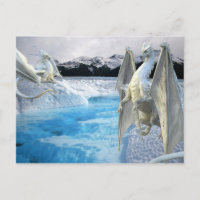 Ice White Dragon Snow Winter