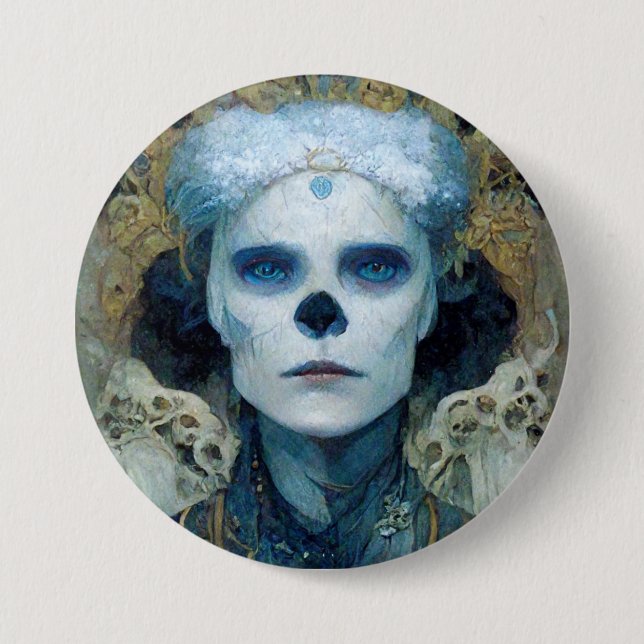 Ice Witch 3 Fantasy Sci-Fi 7.5 Cm Round Badge (Front)