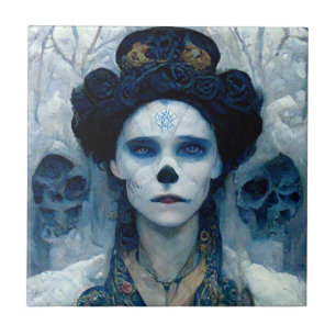 Ice Witch 5 Fantasy Sci-Fi Ceramic Tile