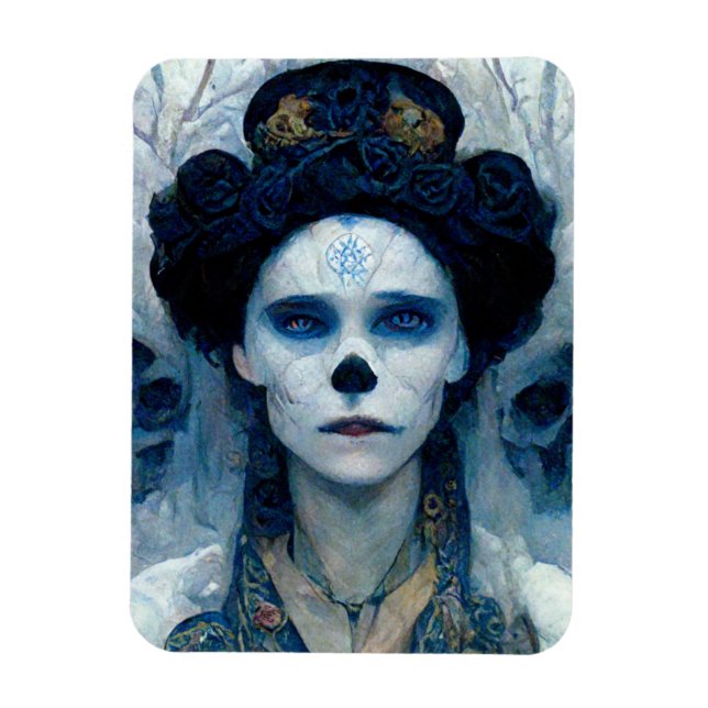 Ice Witch 5 Fantasy Sci-Fi Magnet (Vertical)