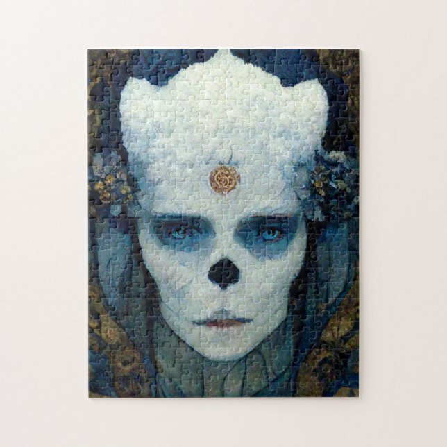 Ice Witch Fantasy Sci-Fi Art Jigsaw Puzzle (Vertical)
