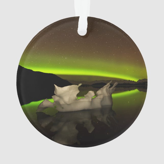 Iceberg Aurora Ornament (Back)