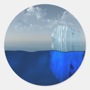 Iceberg Classic Round Sticker