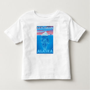 Iceberg Cross-Section - Ketchikan, Alaska Toddler T-Shirt