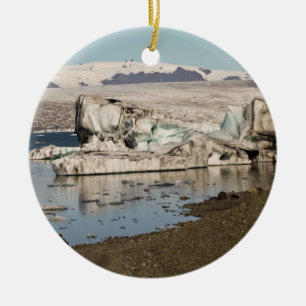 Iceberg formations 2 ceramic tree decoration