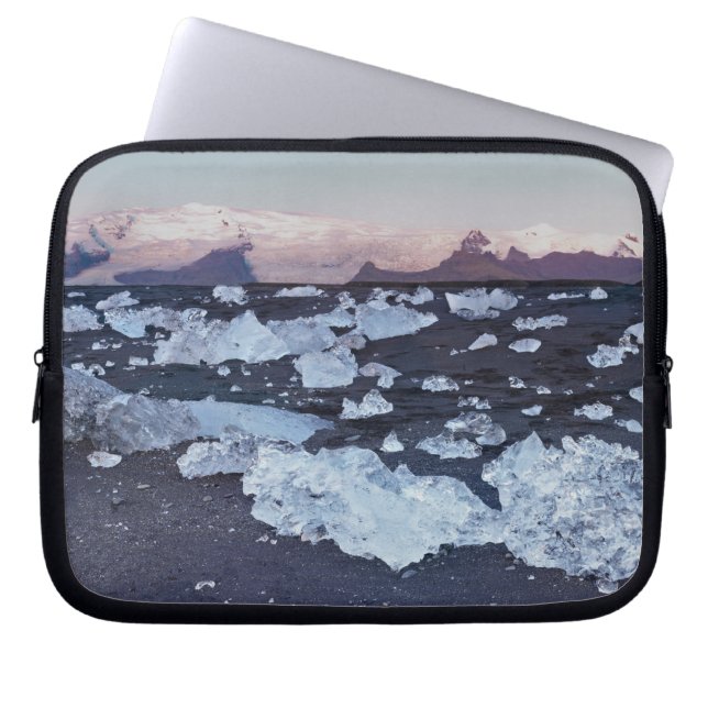 Iceberg formations laptop sleeve (Front)