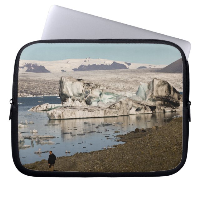 Iceberg formations laptop sleeve (Front)