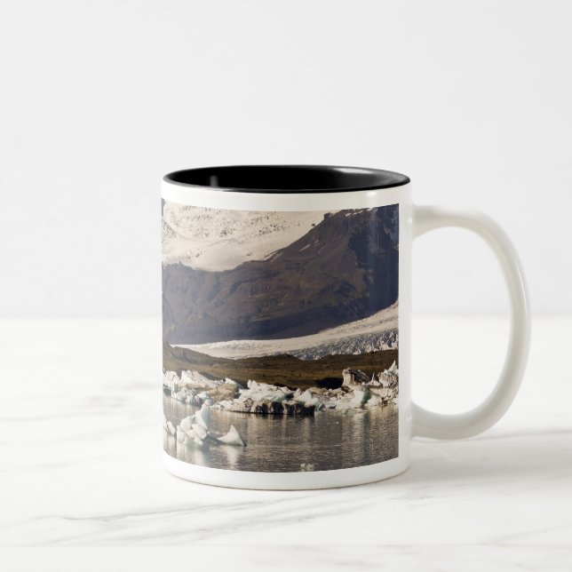 Iceberg formations Two-Tone coffee mug (Right)