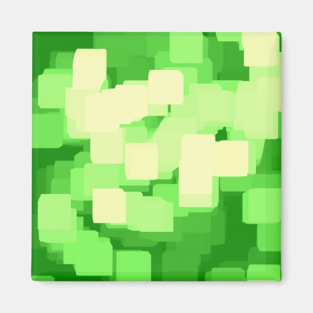 "Iceberg"  Geometric Art Magnet (Front)