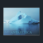 Iceberg in Antarctica Postcard<br><div class="desc">One of many enormous icebergs in the cold waters surrounding Antarctica.  Photo: Michael Van Woert,  NOAA NESDIS,  ORA (1991).

HTM Images</div>