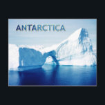 Iceberg in Gerlache Strait,  Antarctica Postcard<br><div class="desc">An iceberg in Gerlache Strait,  the Antarctic Peninsula.  Photo: Rear Admiral Harley D. Nygren,  NOAA Corps

HTM Images</div>