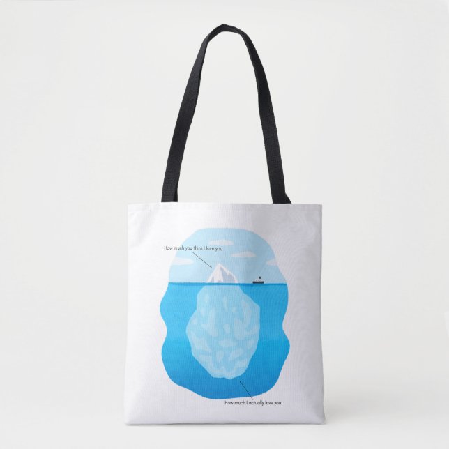 Iceberg Love Tote Bag (Front)