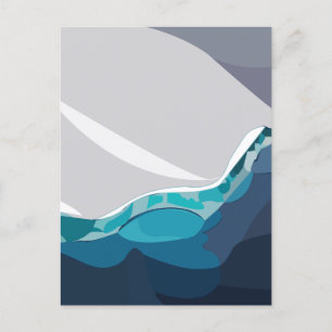 Iceberg Ocean Landscape Postcard