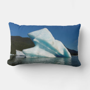 Iceberg on Mendenhall Lake in Alaska Lumbar Cushion