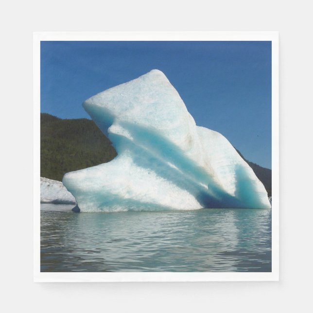 Iceberg on Mendenhall Lake in Alaska Napkin (Front)