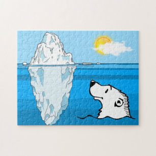 Iceberg-polar bear jigsaw puzzle