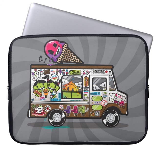 Icebreaker truck laptop sleeve (Front)