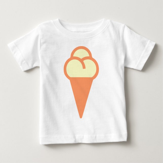 Icecream Cone Symbol Baby T-Shirt (Front)