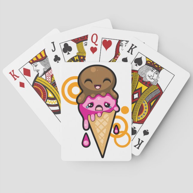 Icecream Dreams Playing Cards (Back)
