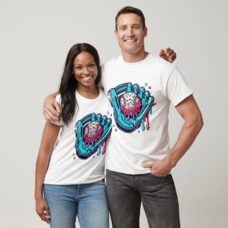 Icecream Drip shirt | Baseball Glove png | Basebal