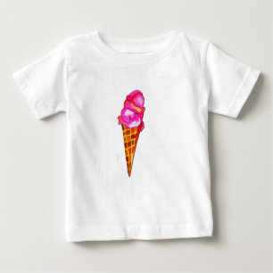 icecream gelato cute food art baby T-Shirt
