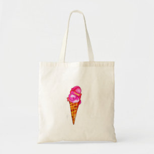 icecream gelato cute food art tote bag