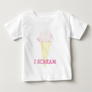 icecream i scream baby bodysuit
