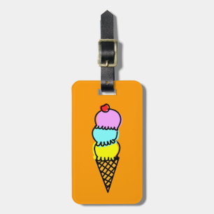 Icecream Luggage Tag