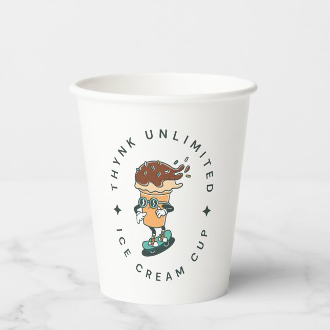 Icecream  paper cups (Front)