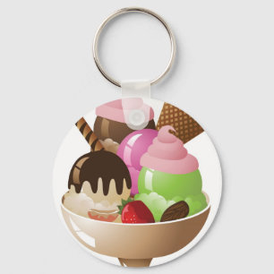 IceCreamSundae Key Ring