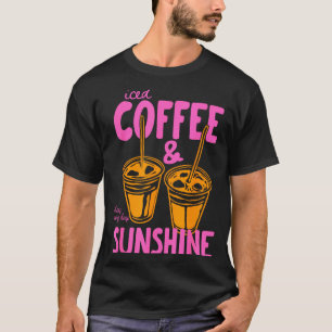 Iced coffee & sunshine beach hawaii summer T-Shirt