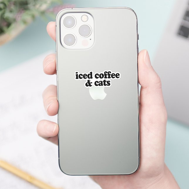 iced coffee and cats (Phone)