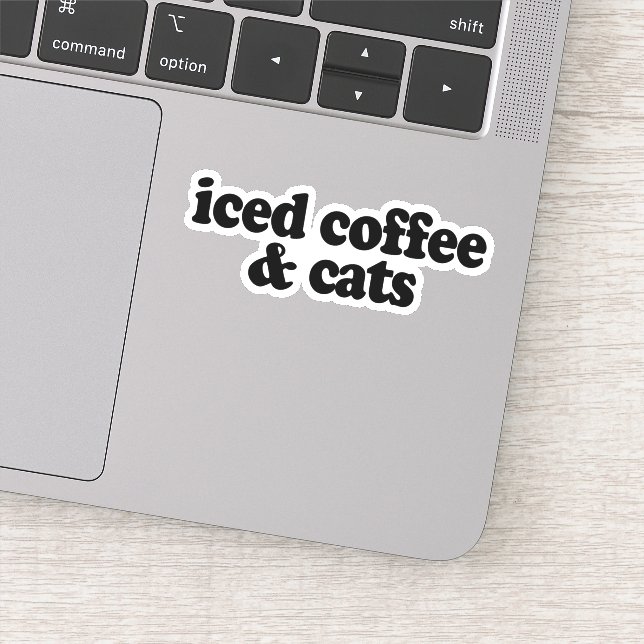 iced coffee and cats  (Detail)
