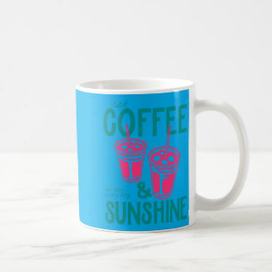 Iced Coffee and Sunshine Vacation Women Summer Mug