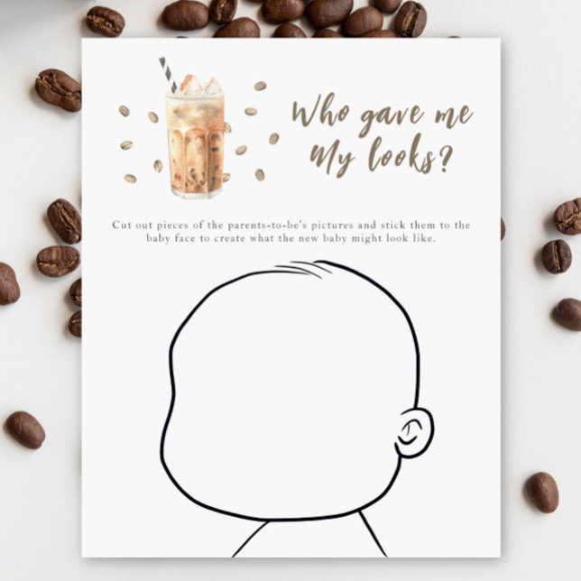 Iced Coffee baby shower - Who gave me My looks? (Creator Uploaded)