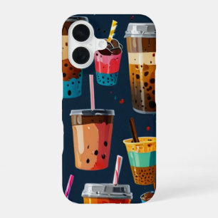 ICED COFFEE CUPS iPhone 16 CASE