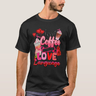 Iced Coffee Is My Love Language Western Valentine' T-Shirt