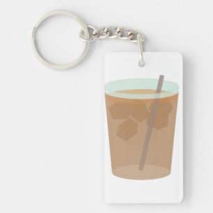 Iced Coffee Key Ring