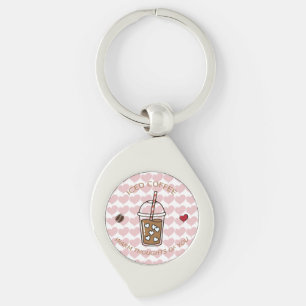Iced Coffee Warm Thoughts Of You Key Ring