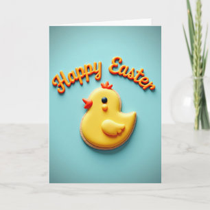 Iced Cookie Happy Easter Card