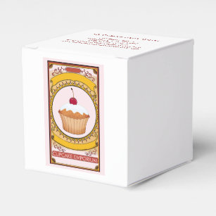 Iced Cupcake Promotional Takeout Favour Box